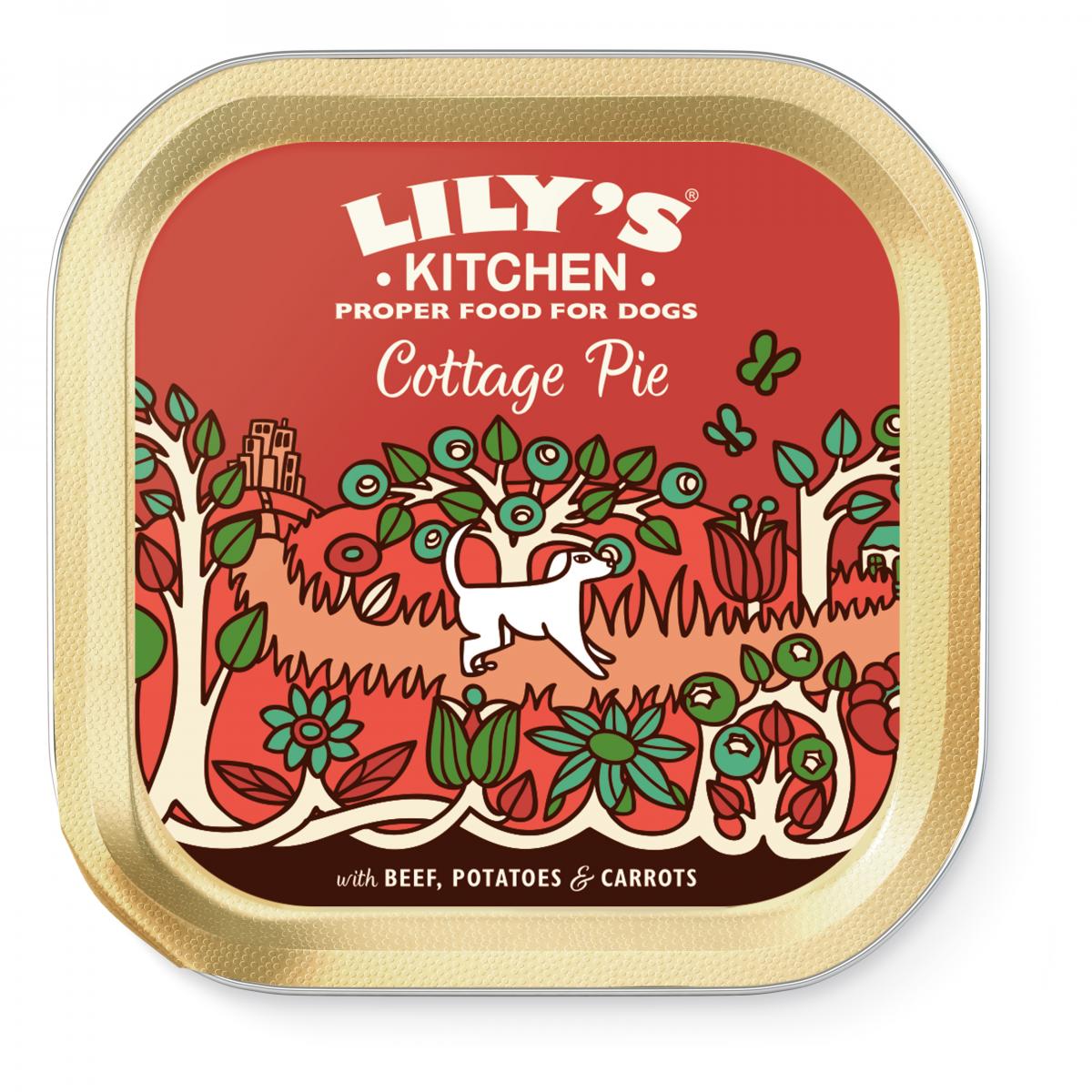 Kuipje Lily’s Kitchen Cottage Pie rund 150 g