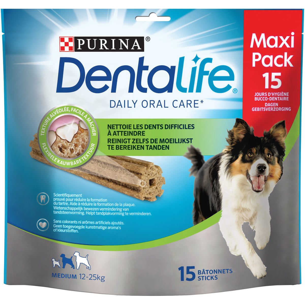 Dentalife Daily Medium multipack met 15 sticks 345 gram