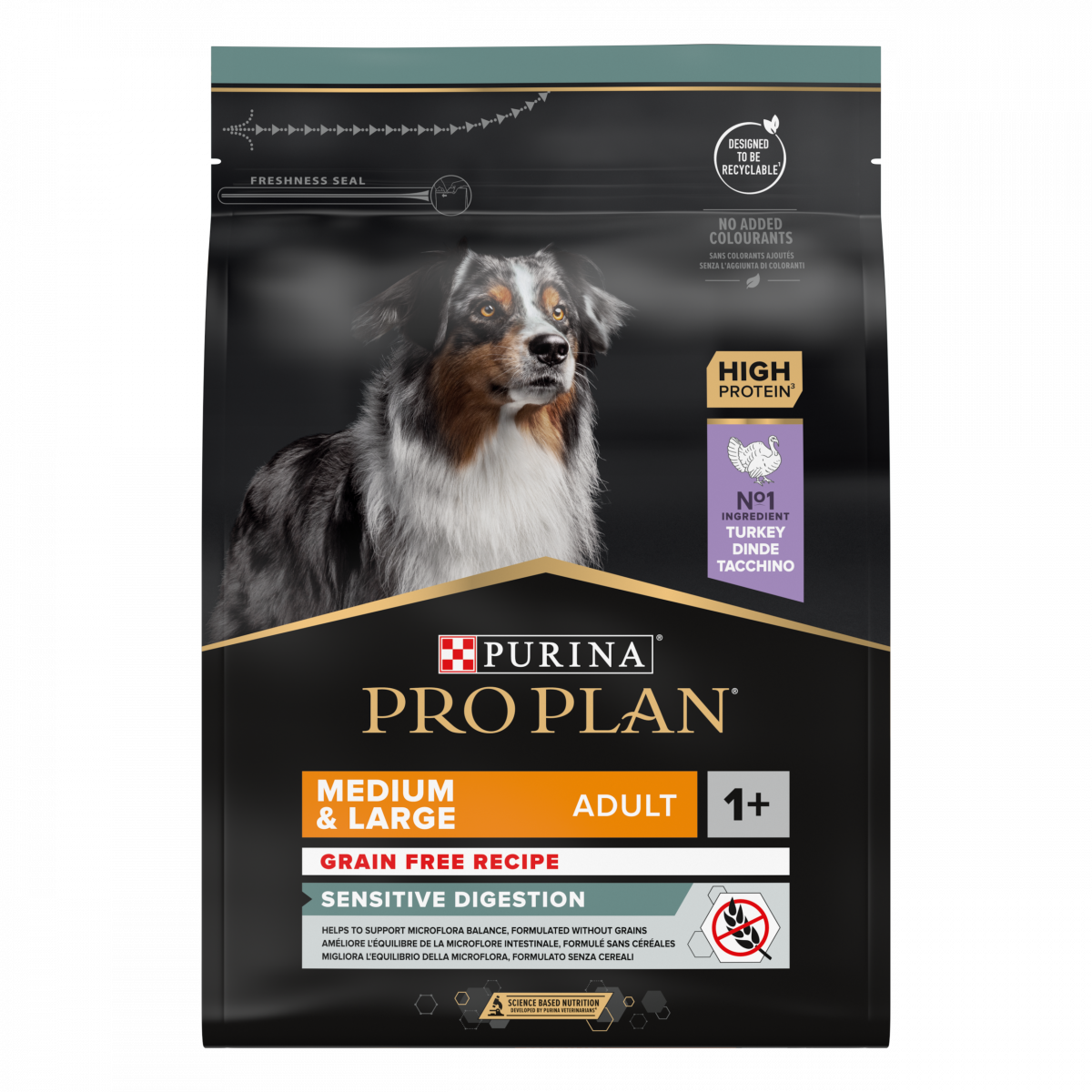 Pro Plan adult med/large sens digestion kalk grnvr 2,5kg, 2,5 kg, EAN 7613036731942