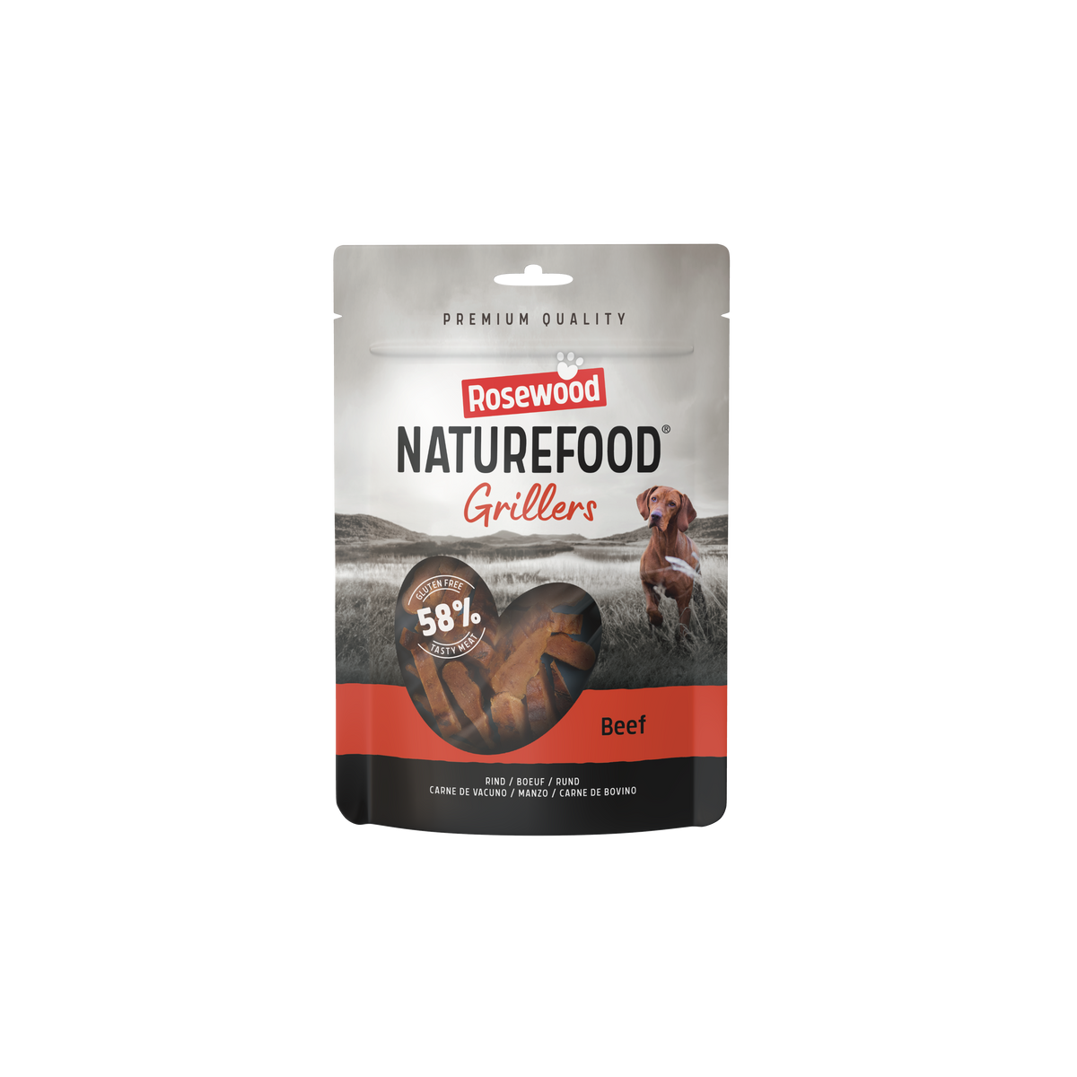 Rosewood Naturefood Grillers rund voor honden, 100 g