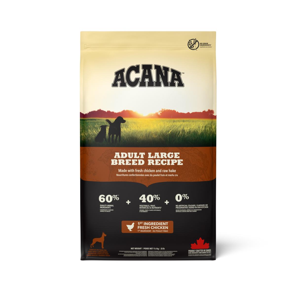 Acana Adult Large Breed graanvrij droog hondenvoer 11,4 kg