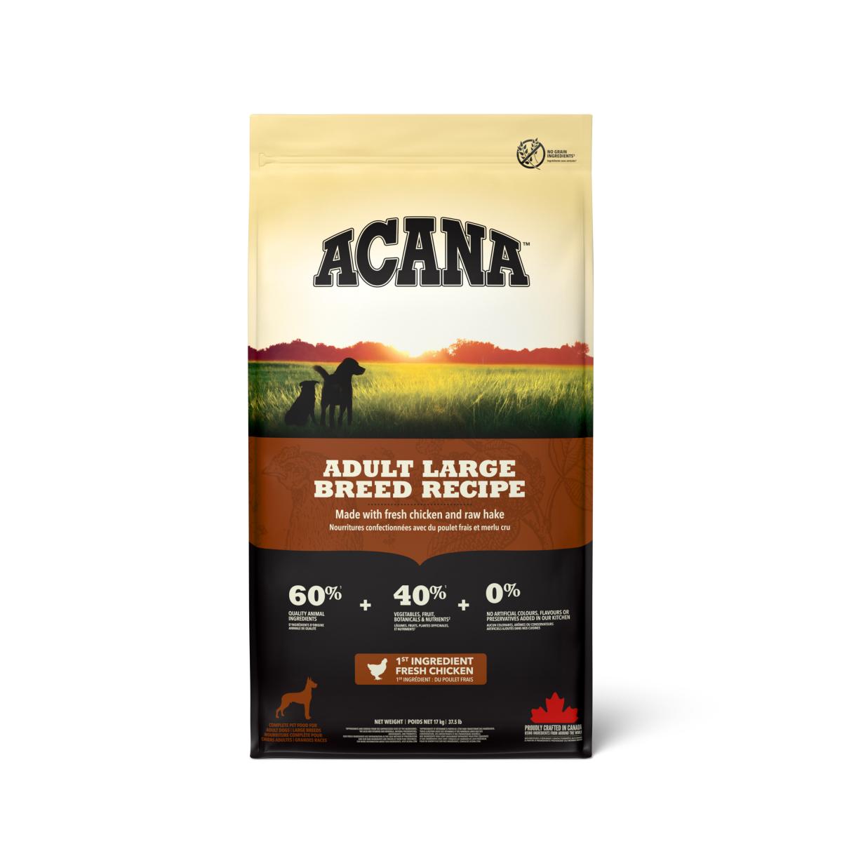 Acana Adult Large Breed graanvrij droog hondenvoer 17 kg