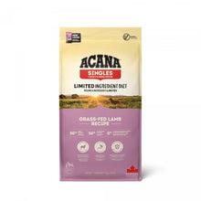 Verpakking Acana Singles Grass-Fed Lamb droogvoer voor honden 17 kg
