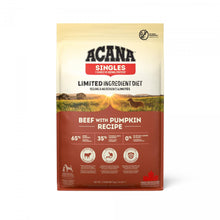 Verpakking Acana Singles Beef & Pumpkin droogvoer voor honden 6 kg