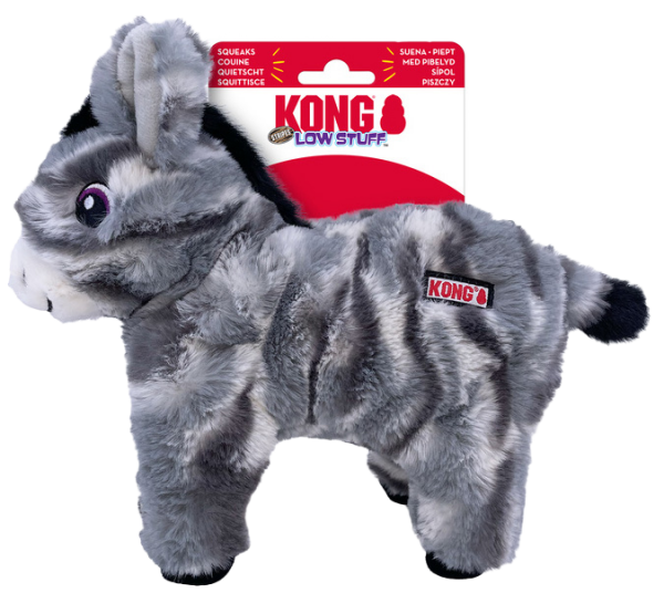 Kong low stuff stripes donkey M 1st, 1 stuk, EAN 035585499604