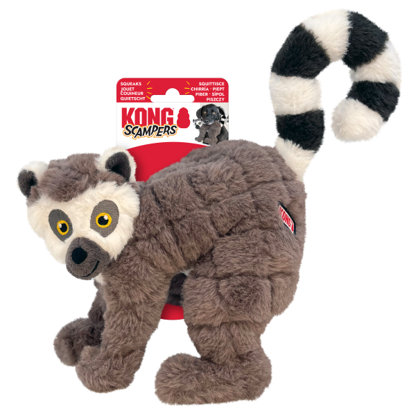 Kong scampers lemur medium 1st, 1 stuk, EAN 035585499925