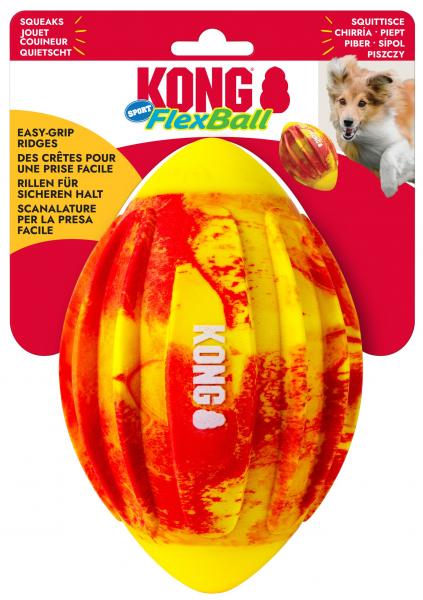 Kong flexball sport football medium 1st, 1 stuk, EAN 035585533049