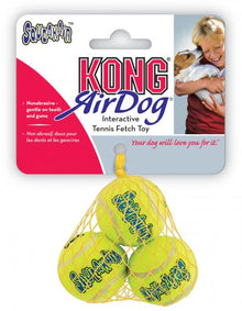 Kong air squeakair tennis ball XS 3st, 3 stuks, EAN 035585775180