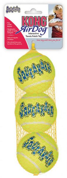 Kong air squeakair tennis ball M 3st, 3 stuks, EAN 035585775203