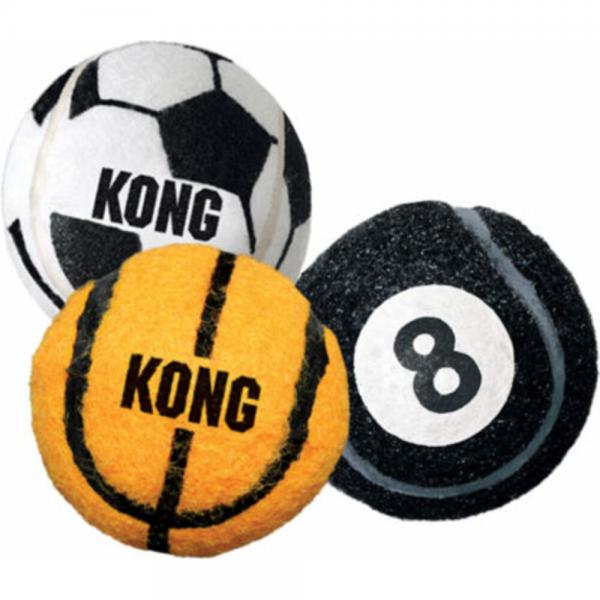 Kong sportballen M 3st, 3 stuks, EAN 035585775630