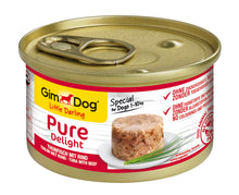 GimDog Little Darling Pure Delight tonijn & rund 85 g – aanvullend natvoer voor honden