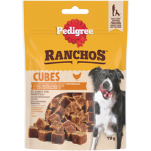 Pedigree Ranchos Cubes Kip 70 g – productverpakking
