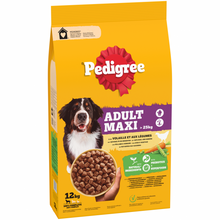 Pedigree Adult Maxi Gevogelte & Groenten Hondenbrokken 12 kg – productverpakking