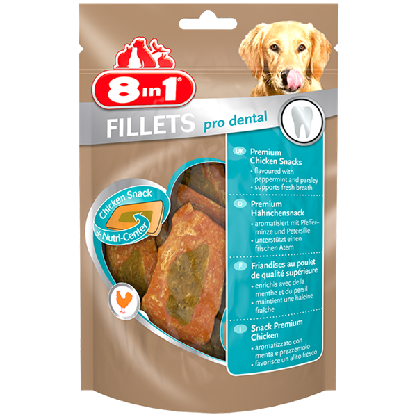 8in1 Fillets Pro Dental 80 g – hondensnack voor honden