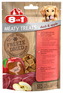 8in1 Meaty Treats duck/apple 50 g – hondensnack voor honden