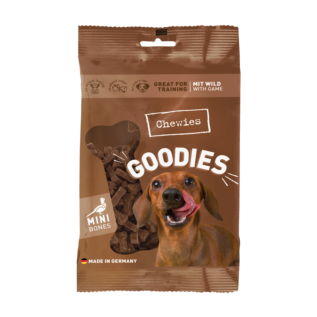 Chewies Goodies Mini Wild 125 g – productverpakking