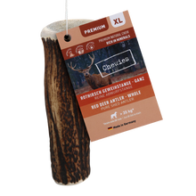 Chewies Edelhertengewei Heel XL 160–250 g – 1 stuk – productverpakking