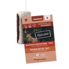 Chewies Edelhertengewei Half S 30–49 g – 1 stuk – productverpakking