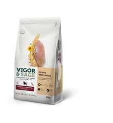 Vigor & Sage Adult Well-Being met ginseng – 12 kg verpakking