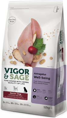 Vigor & Sage Senior Well-Being met astragalus – 12 kg verpakking