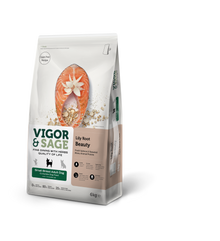 Vigor & Sage Adult Small Beauty met lily root – 6 kg verpakking