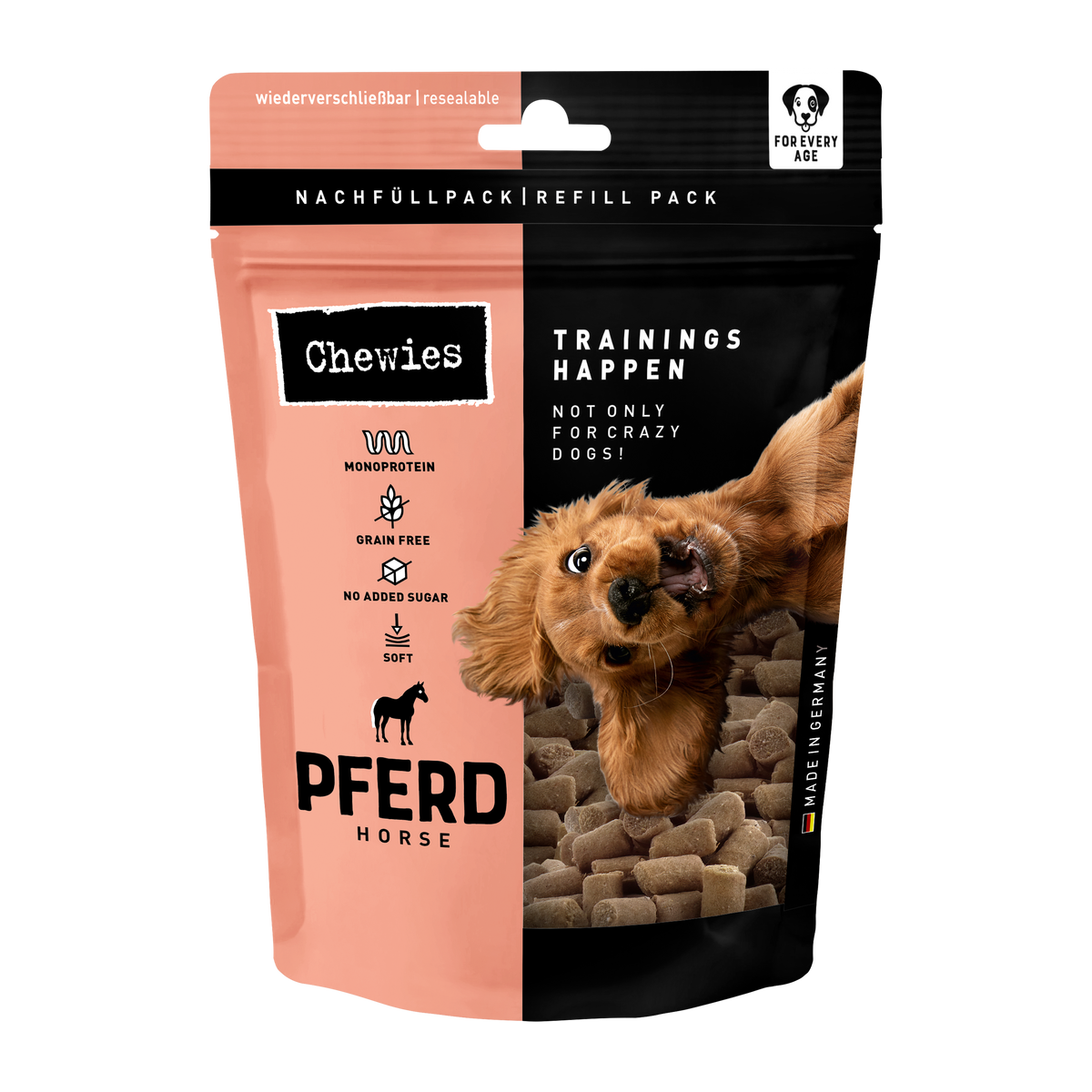 Chewies Trainingshapjes Paard 175 g – productverpakking