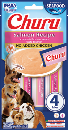 Inaba Churu Fish hond zalm puree 4 × 14 g
