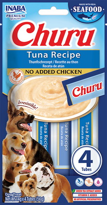 Inaba Churu Fish hond tonijn puree 4 × 14 g