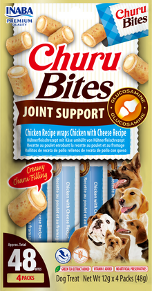 Inaba Churu Bites Joint Support kip om kaas 4 × 12 g