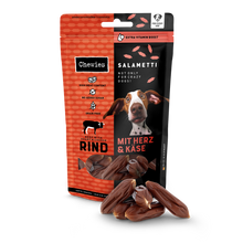 Chewies Salametti Rund met Hart & Kaas 60 g – productverpakking