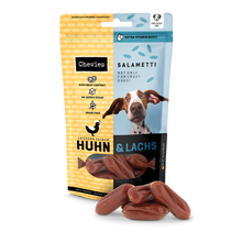 Chewies Salametti Kip & Zalm 200 g – productverpakking