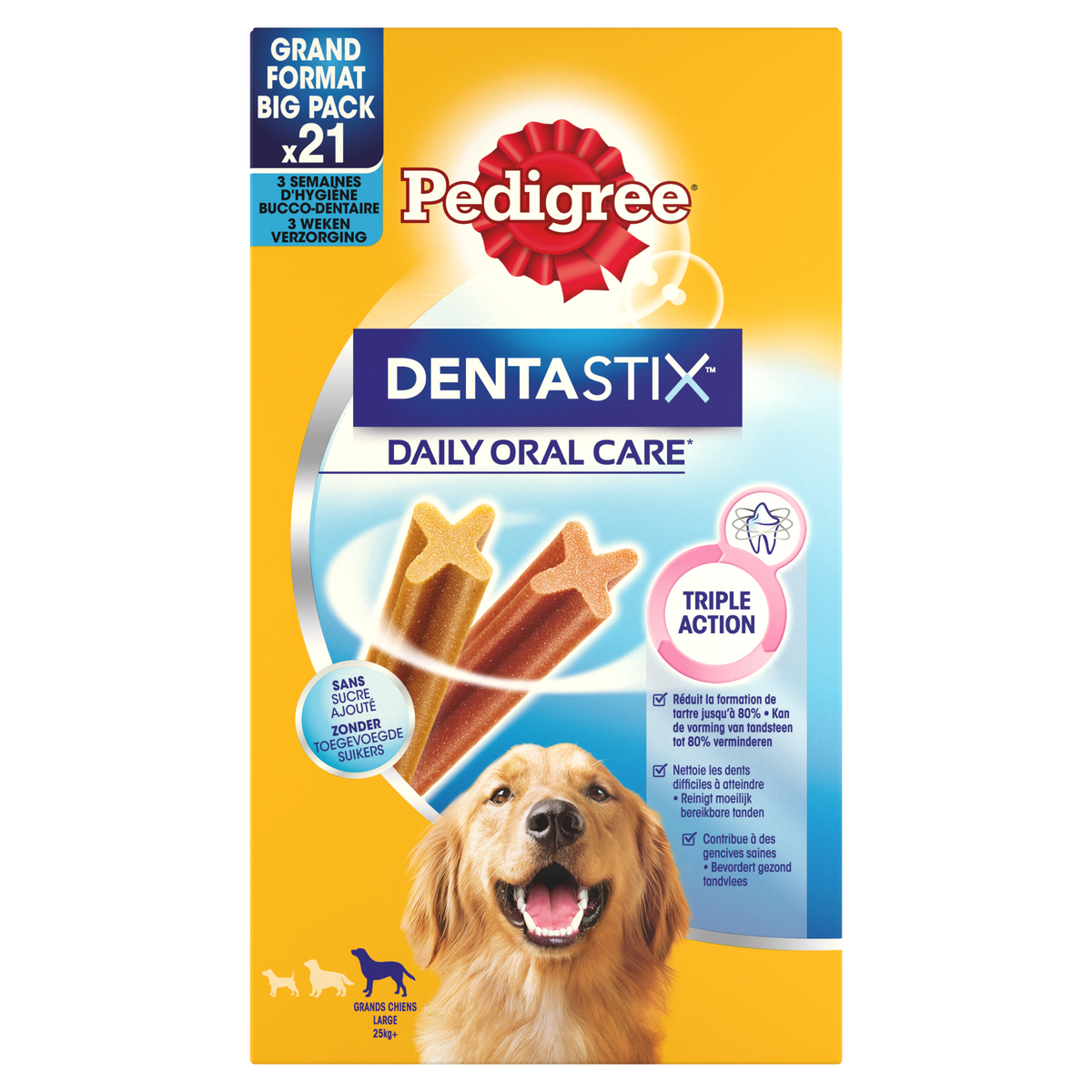 Pedigree DentaStix Maxi 21 stuks 810 g – productverpakking