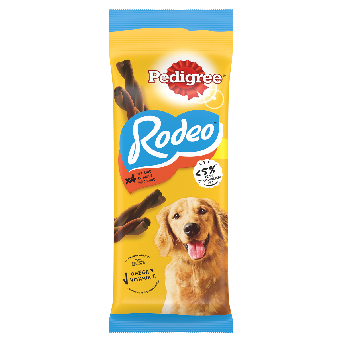 Pedigree Rodeo Rund 4 stuks 70 g – productverpakking