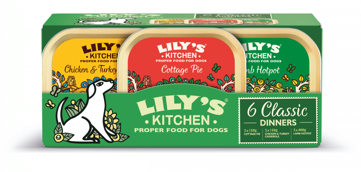 Lily’s Kitchen Classic Dinners multipack met 6 kuipjes
