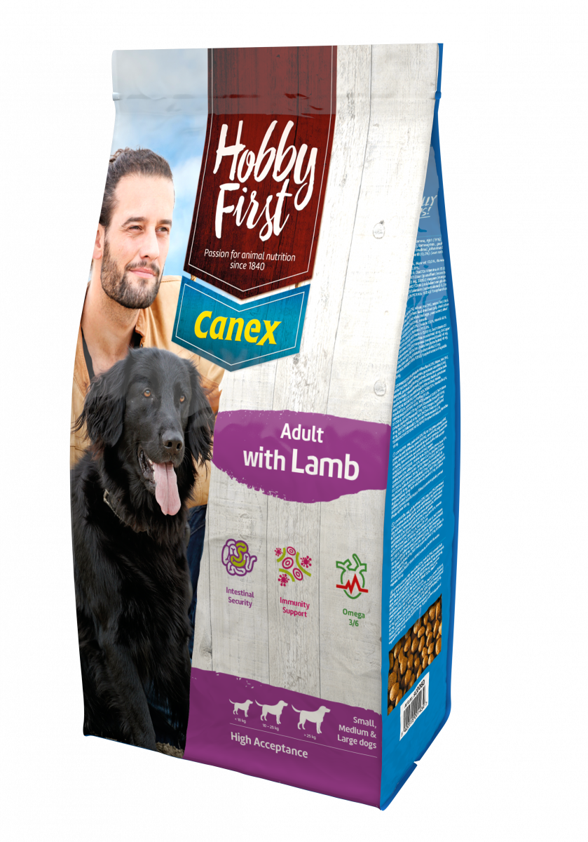Hobby First Canex adult lamb 12 kg – droog hondenvoer voor honden