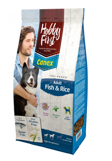 Hobby First Canex adult fish & rice 12 kg – droog hondenvoer voor honden