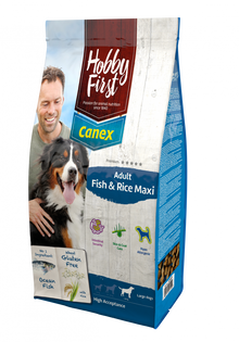 Hobby First Canex adult Maxi fish & rice 12 kg – droog hondenvoer voor honden