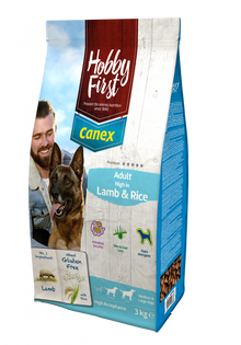 Hobby First Canex adult lamb & rice 3 kg – droog hondenvoer voor honden