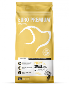 Euro-Premium Original Puppy Small Kip & Rijst – 12 kg – verpakking Euro-Premium