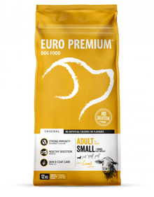 Euro-Premium Original Adult Small Lam & Rijst – 12 kg – verpakking Euro-Premium