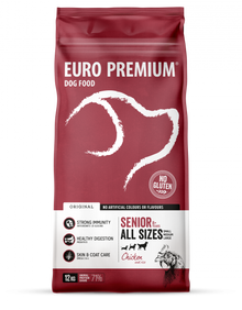 Euro-Premium Original Senior Kip & Rijst – 12 kg – verpakking Euro-Premium