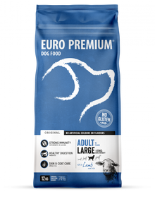 Euro-Premium Original Adult Large Lam & Rijst – 12 kg – verpakking Euro-Premium