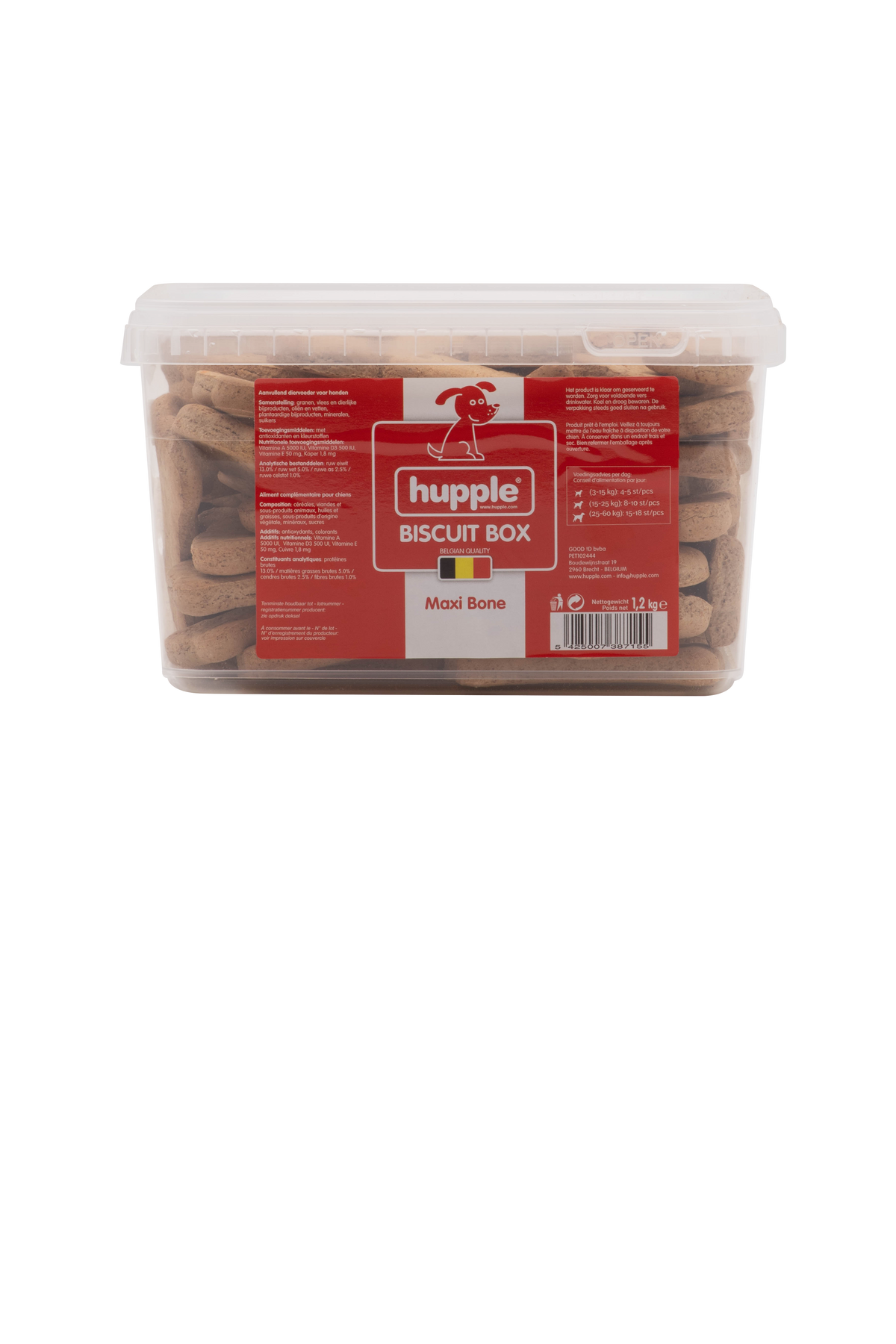 Hupple Maxi Bone – 1 kg – hondensnack van Hupple