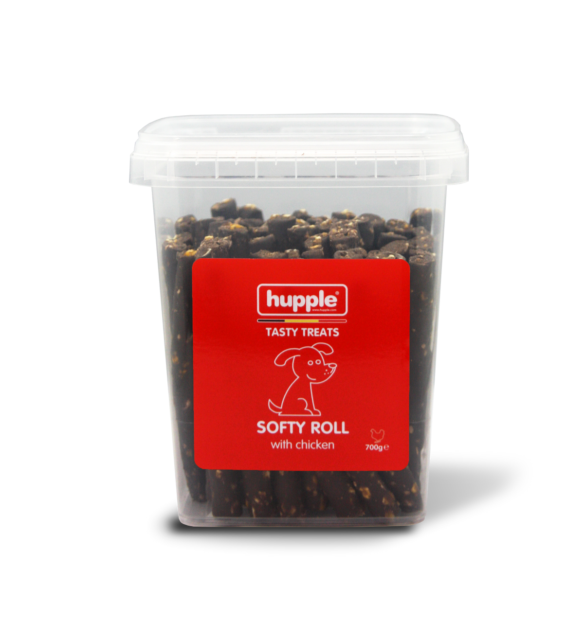 Hupple Softy Roll Chicken – 700 g – hondensnack van Hupple