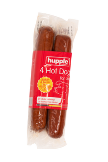 Hupple Hot Dog Chicken & Bacon – 220 g – hondensnack van Hupple