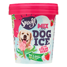 Verpakking Smoofl honden ijsmix aardbei 160gr