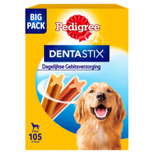 Pedigree DentaStix Maxi 105 stuks (15 × 7) 4,05 kg – productverpakking