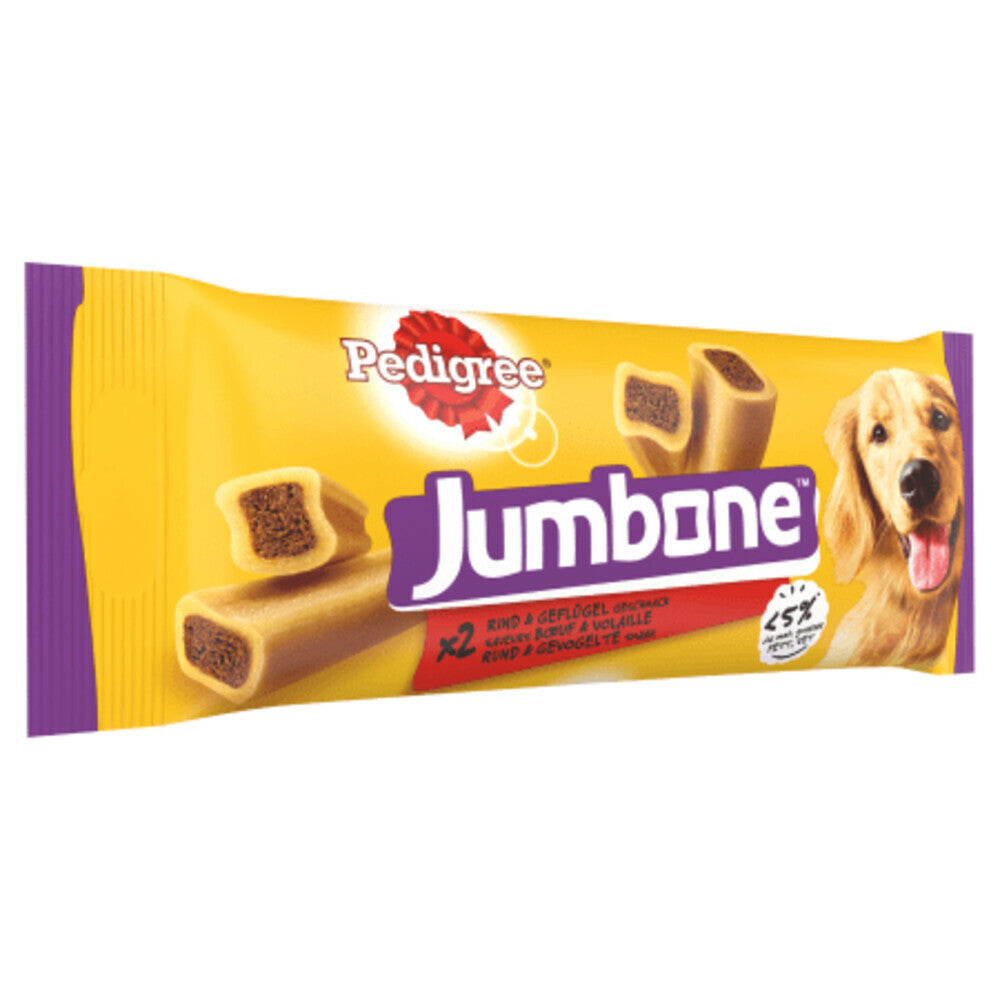 Pedigree Jumbone Medium Rund & Gevogelte 180 g – productverpakking