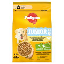 Pedigree Junior Gevogelte & Groenten Hondenbrokken 2,6 kg – productverpakking