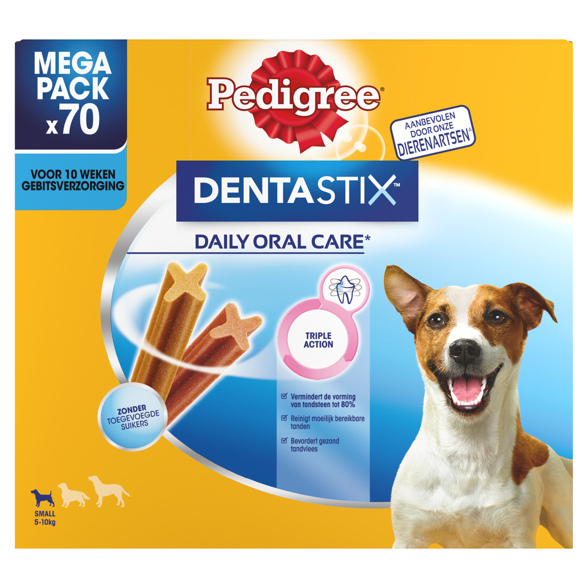 Pedigree DentaStix Mini 70 stuks 1,1 kg – productverpakking